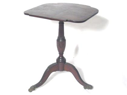 Mahogany Tilt top candle stand   