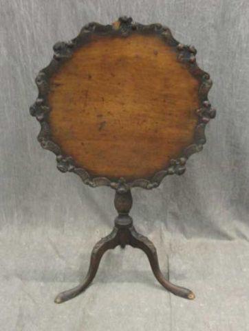 Mahogany Tilt Top Table. Very