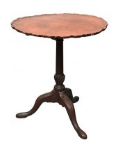 MAHOGANY TIP TABLE, HAVING PIE
