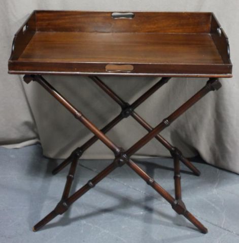 Mahogany Tray Top Folding