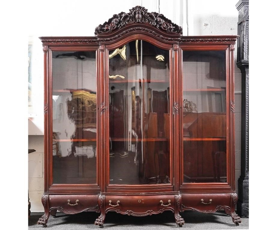 Mahogany tripartite china