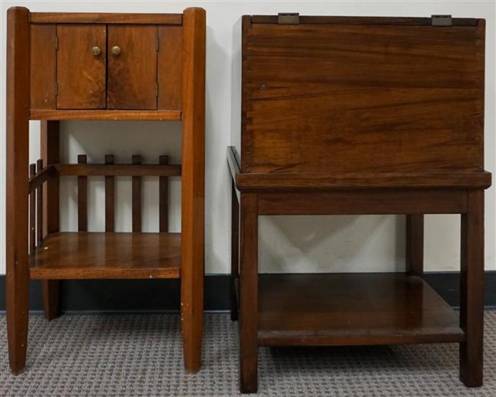 MAHOGANY TUB FILE ON STAND AND ARTS