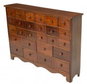 MAHOGANY TWENTY-SIX DRAWER APO