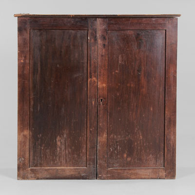 Mahogany Two-Door Cupboard