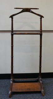 MAHOGANY VALET STANDMahogany V