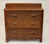 MAHOGANY VENEERED COTTAGE CHES
