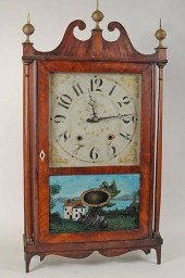MAHOGANY VENEERED PILLAR & SCR