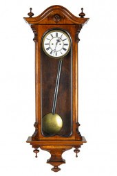 MAHOGANY WALL CLOCKwith pendul