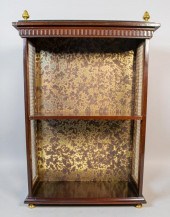 MAHOGANY WALL HANGING SHELFMah