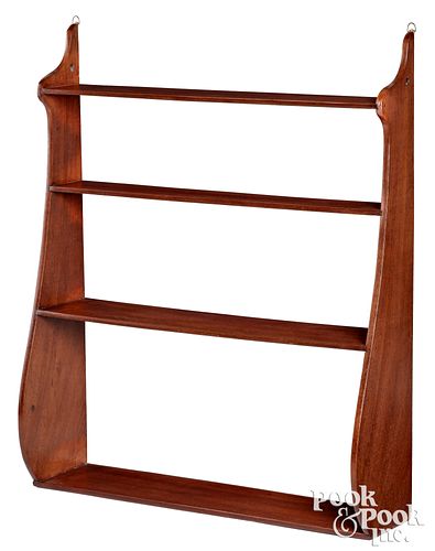 MAHOGANY WHALE TAIL HANGING