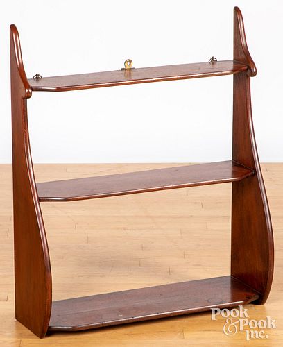 MAHOGANY WHALE TAIL HANGING