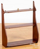 MAHOGANY WHALE TAIL HANGING SH