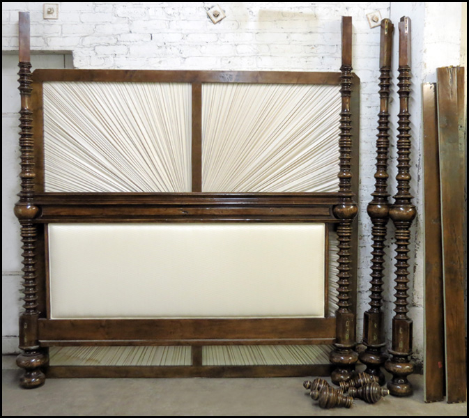 MAHOGNAY CANOPY BED. Comprised of a