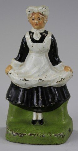 MAID DOORSTOP cJo depicts maid