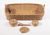 MAINE WABANAKI SEWING BASKET &