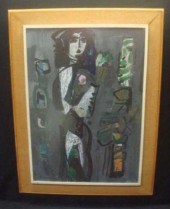 MAIROVICH, ZVI.  Gouache of Mo