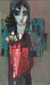 MAIROVICH Zvi. O/C Portrait of
