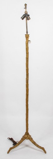 MAISON BAGUES GILT BRONZE FLOO