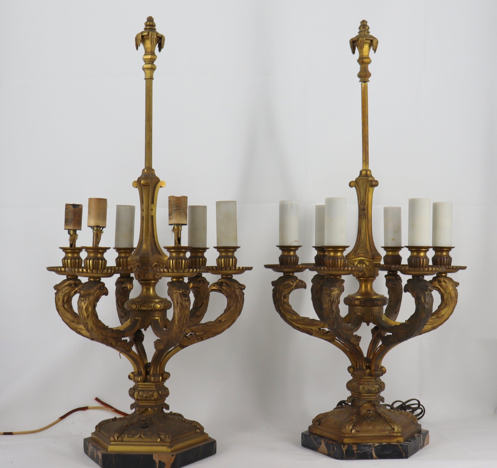 MAISON BAGUES SIGNED PR OF BRONZE