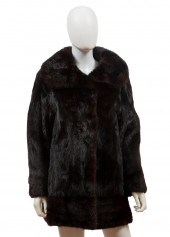 MAISON BLANCHE MINK FUR COATMa