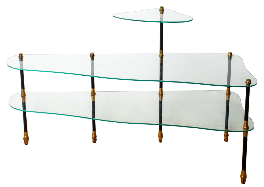 MAISON JANSEN FRENCH MODERN 3-SHELF