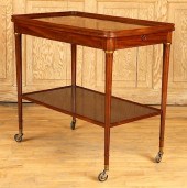 MAISON JANSEN MAHOGANY SERVING