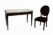 MAISON JANSEN MIRRORED DESK WI