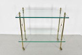 MAISON JANSEN STYLE BRASS AND