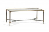MAISON JANSEN STYLE CHROME & B