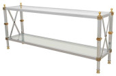 MAISON JANSEN STYLE STEEL, BRA
