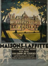 MAISONS-LAFFITTE, LITHOGRAPH P