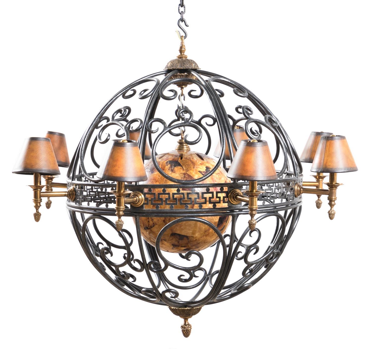 MAITLAND SMITH ATTRIBUTED 9 LIGHT
