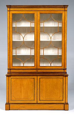 Maitland Smith break front cabinet,
