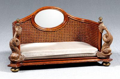Maitland-Smith dog bed, mirrored