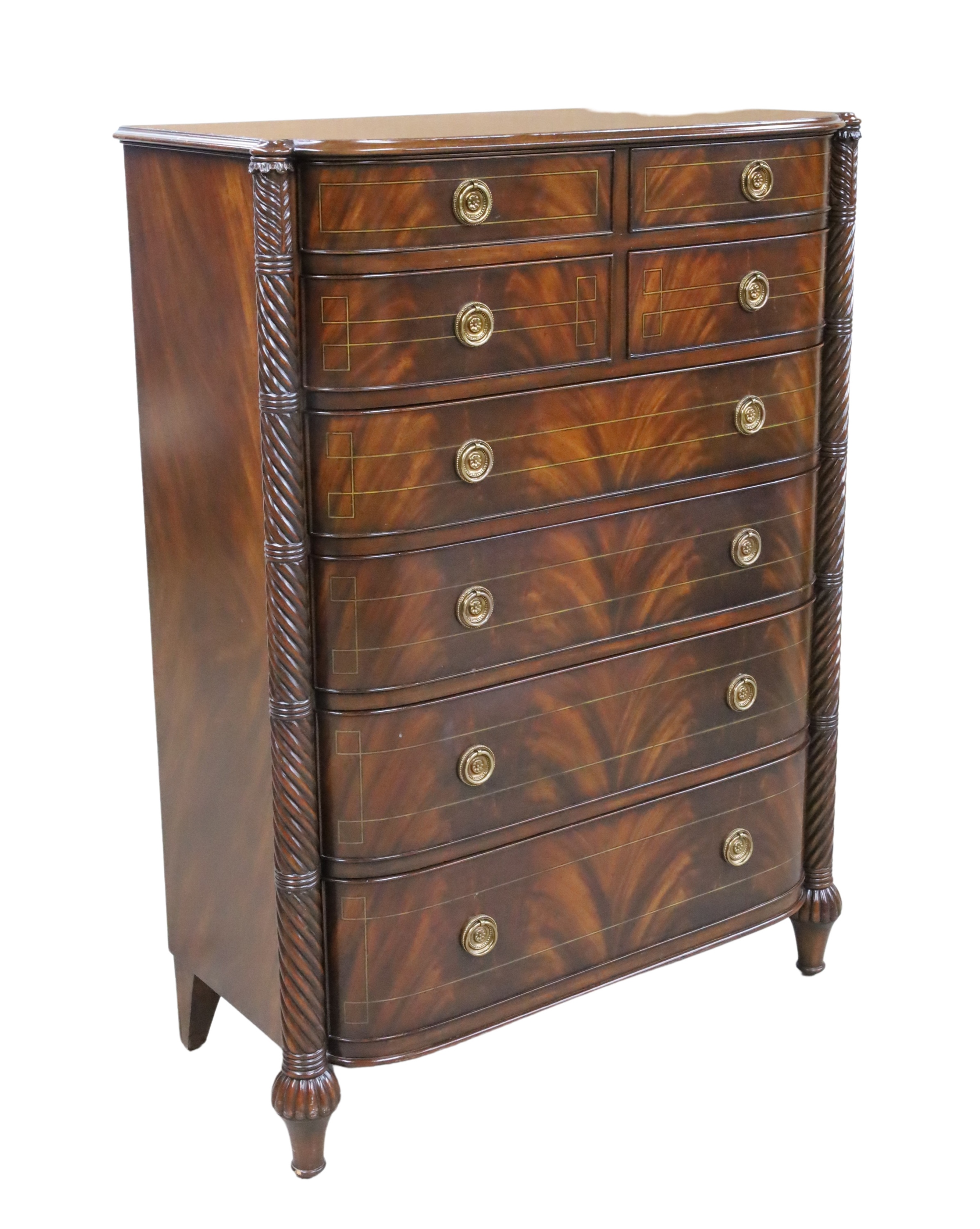 MAITLAND SMITH MAHOGANY "D" FRONT