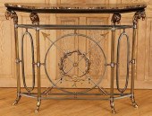 MAITLAND SMITH MARBLE TOP STEE