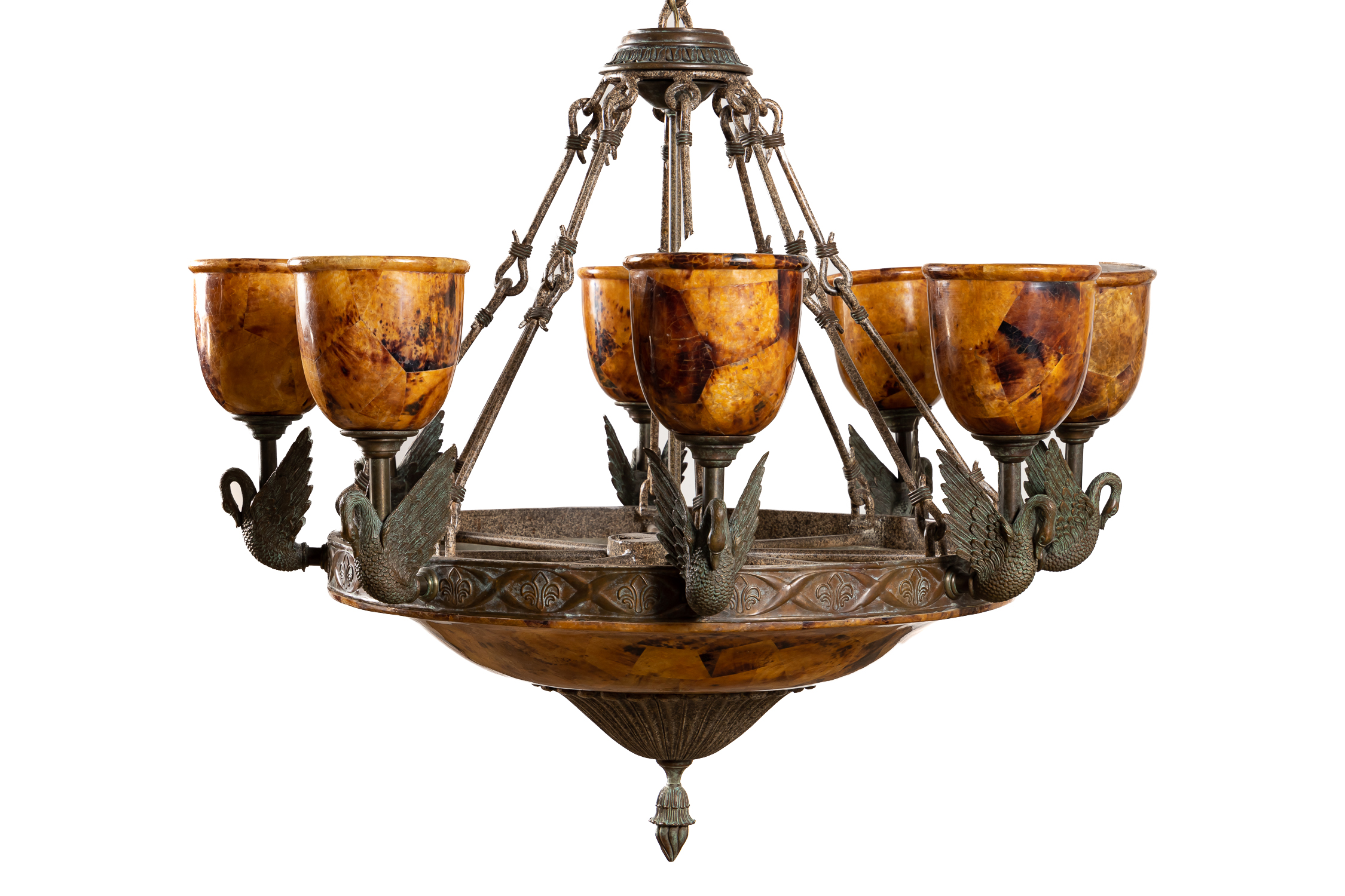 MAITLAND SMITH NINE LIGHT SWAN