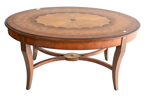 MAITLAND SMITH OVAL COFFEE TABLE,