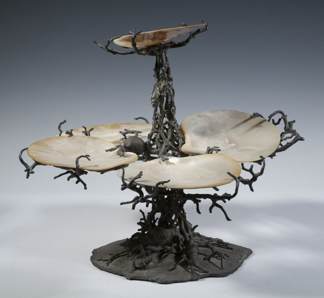 MAITLAND SMITH SILVER-PLATE & SHELL