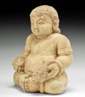 MAJAPAHIT POTTERY FIGURE OF A