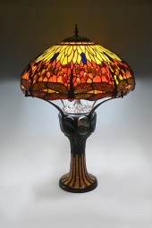 MAJESTIC TIFFANY STYLE TURTLE