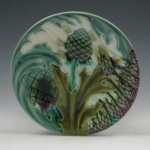 Majolica Asparagus & Artichoke Dish