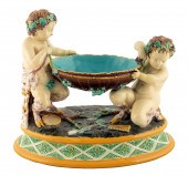 MAJOLICA BACCHANAL CENTERPIECE