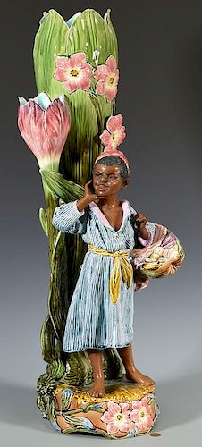 MAJOLICA BLACKAMOOR FLOOR