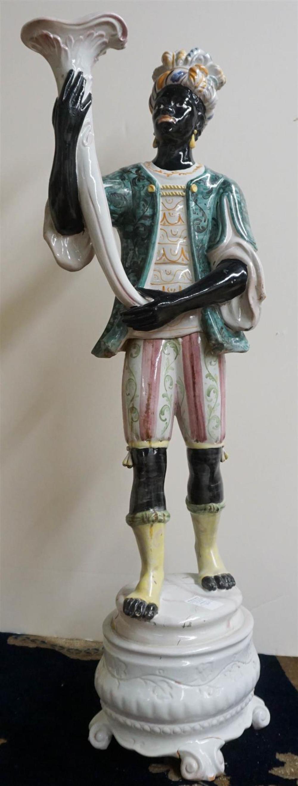 MAJOLICA BLACKAMOORMajolica
