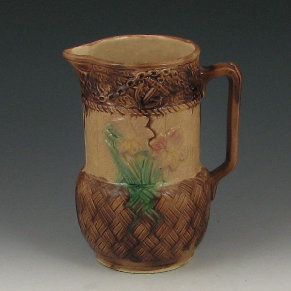 Majolica Flowers and Basket Water