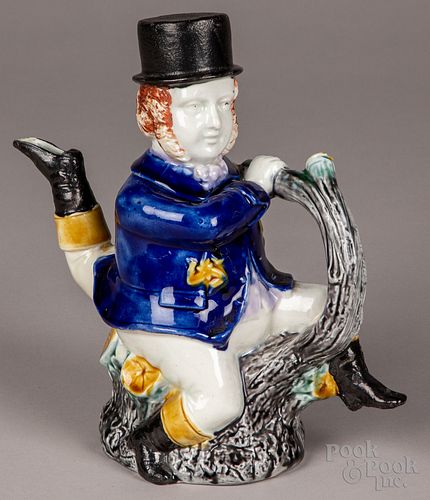 MAJOLICA ISLE OF MAN FIGURAL