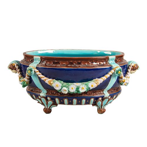 MAJOLICA JARDINIERE MINTONVictorian
