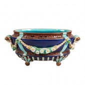 MAJOLICA JARDINIERE MINTONVict