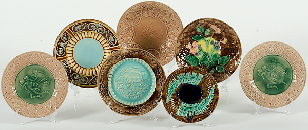 Majolica Plates American and